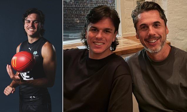 Elijah Hollands' family break silence with emotional messages of support after Carlton midfielder's mental health episode: 'This is my beautiful boy'
