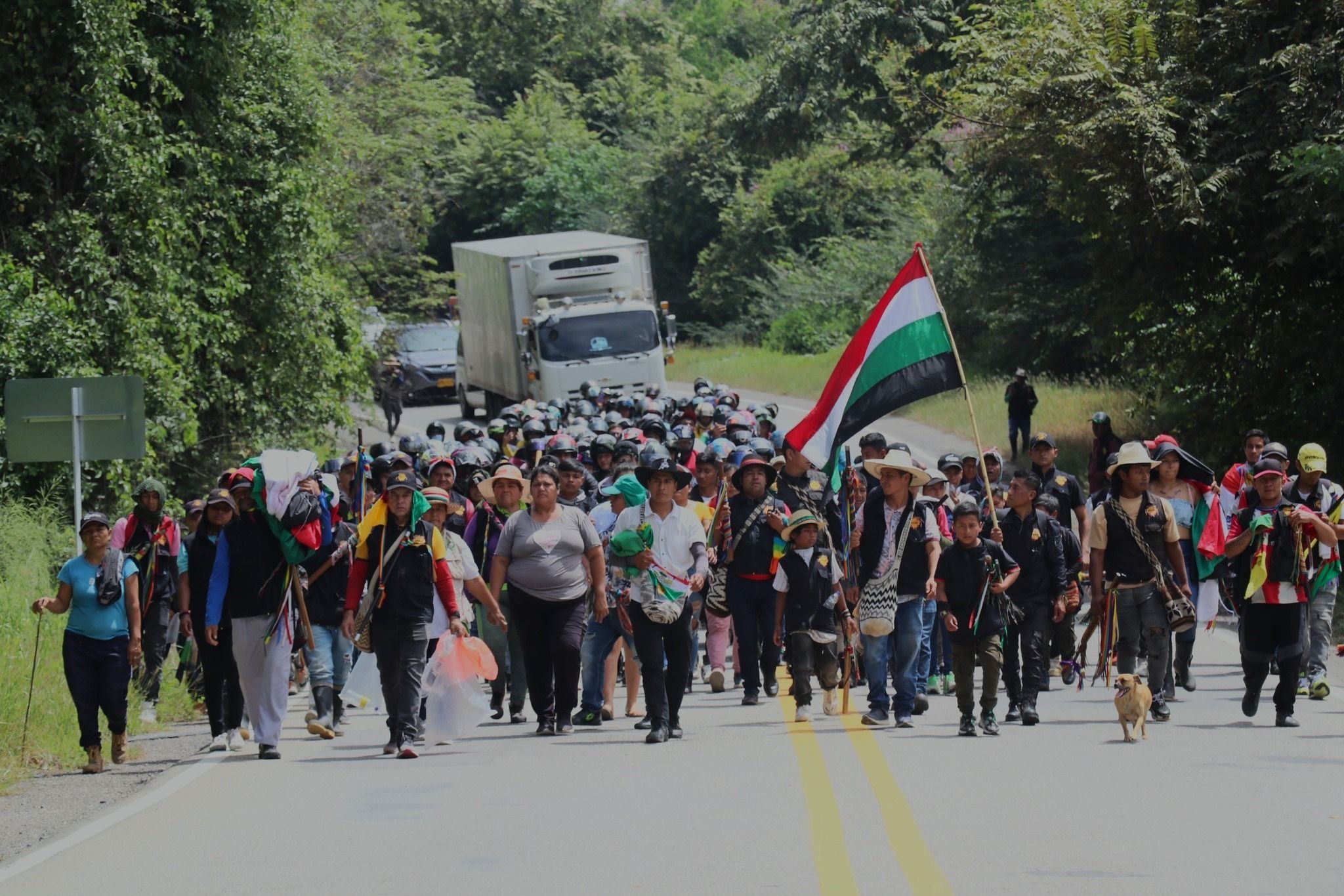 Pueblos indígenas del Huila entran en minga permanente por incumplimiento de acuerdos sobre tierras