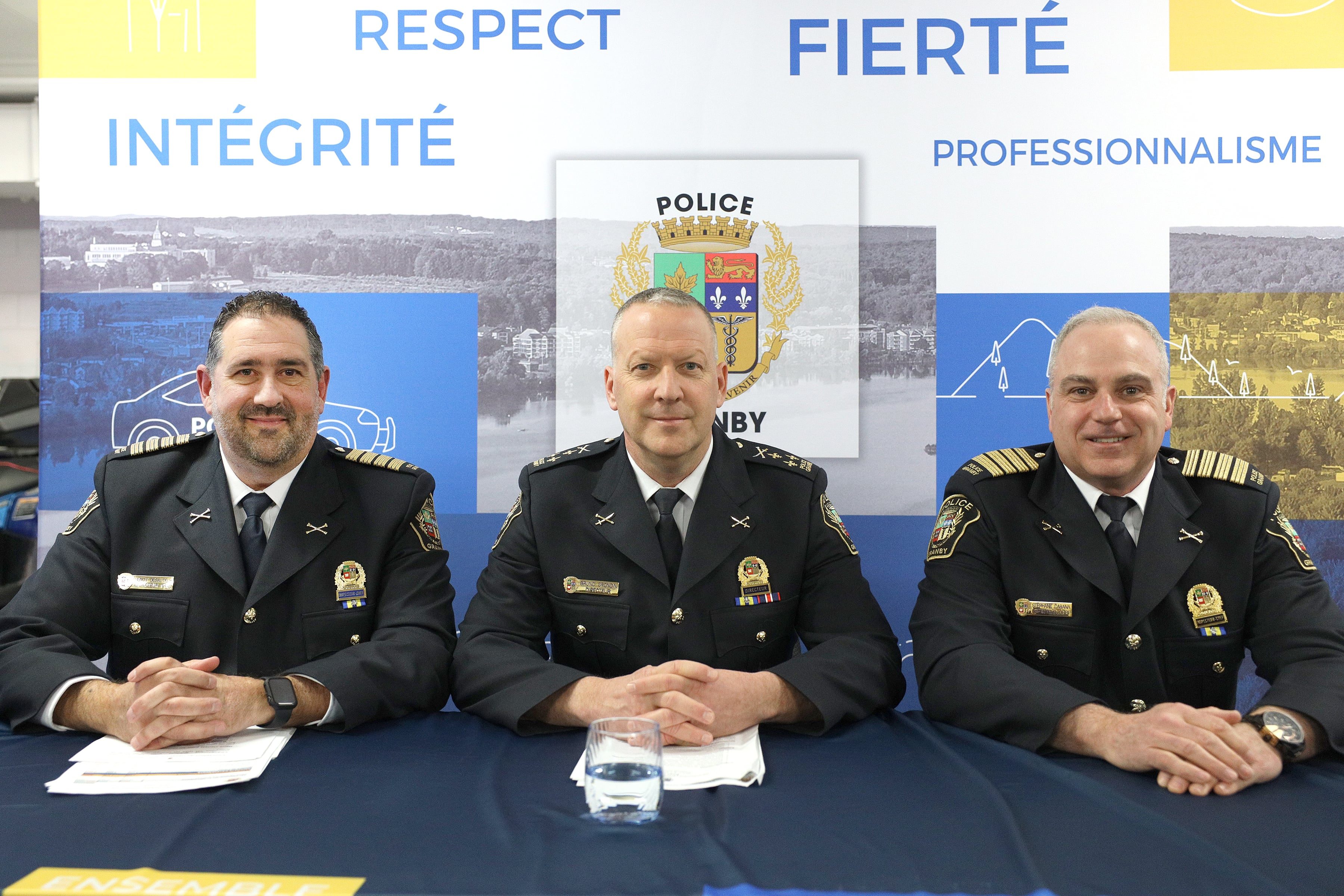 La criminalité en baisse à Granby