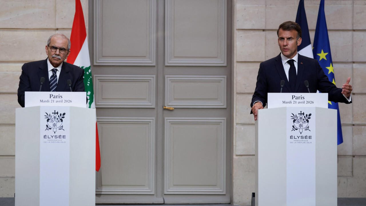 Macron pede que Israel renuncie a ambições territoriais e que Líbano desarme Hezbollah