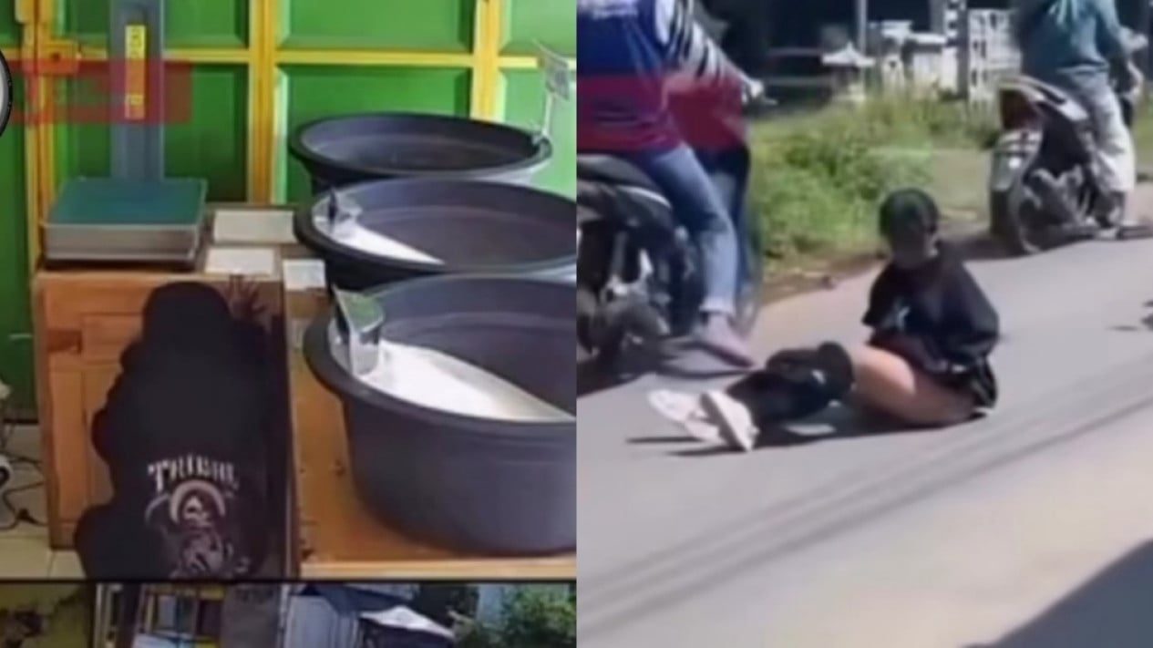 Viral! Tertangkap Basah Mau Curi Uang di Toko, Wanita Ini Mendadak Lepas Celana dan Akting Jadi ODGJ