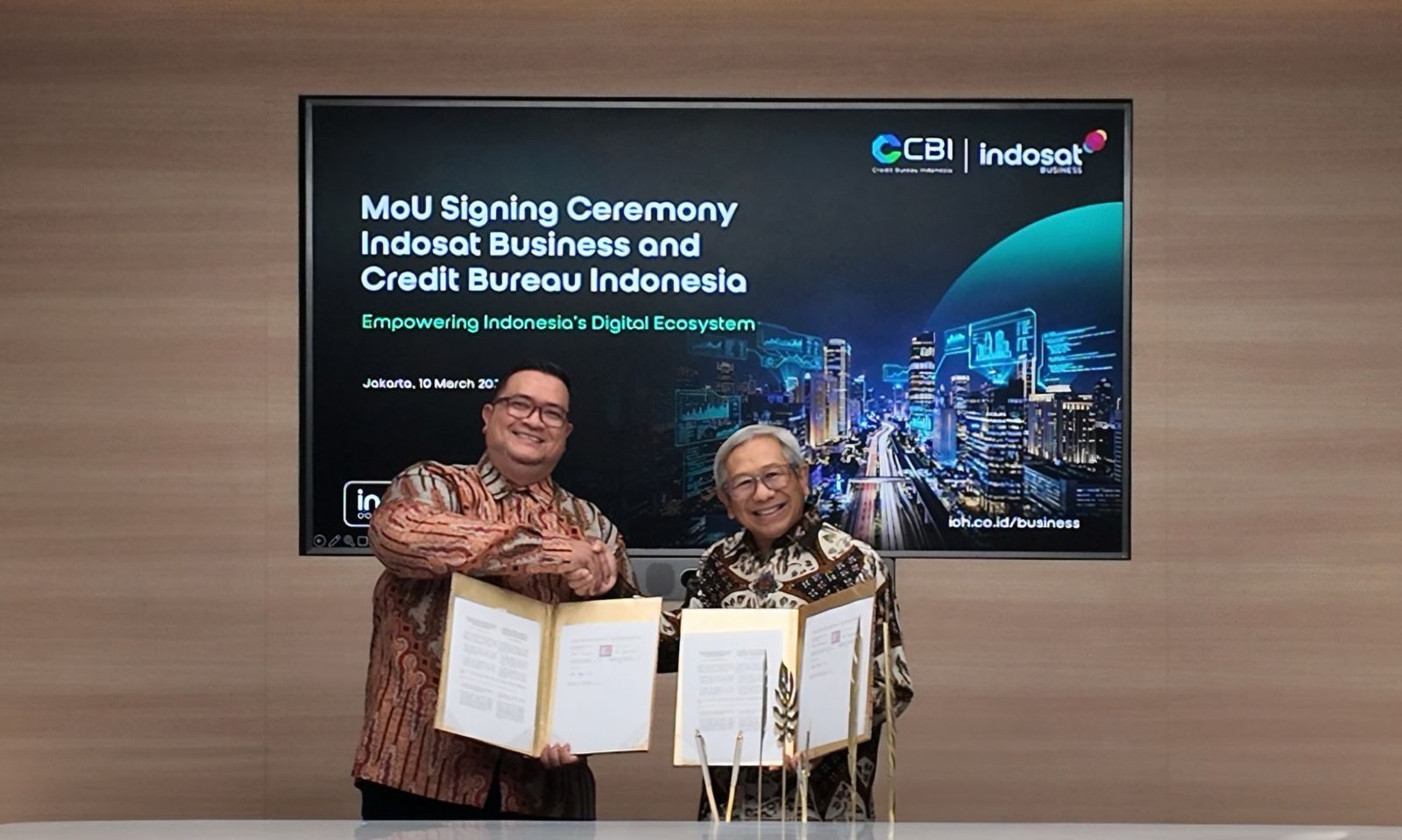 Credit Bureau Indonesia dan Indosat Jaling Kerja Sama