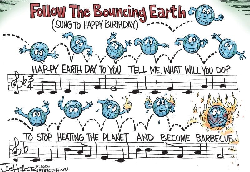 Editorial cartoon roundup for Wednesday, April 22, 2026