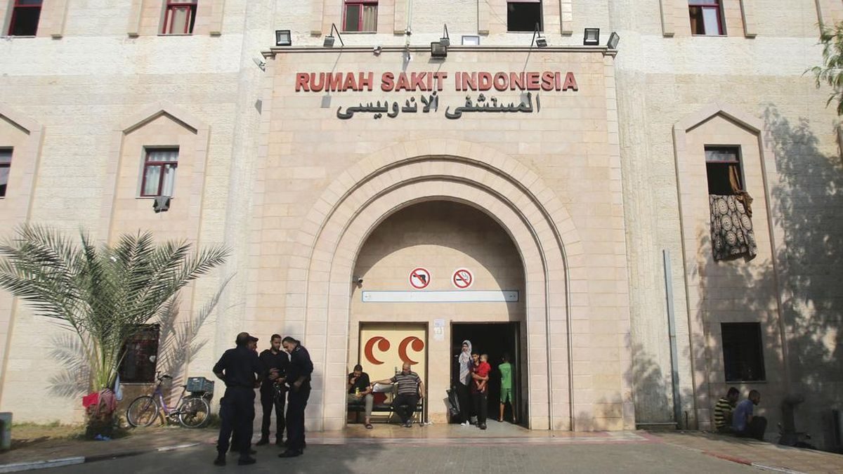 Tentara Israel Pasang Spanduk 'Rising Lion' di RS Indonesia di Gaza