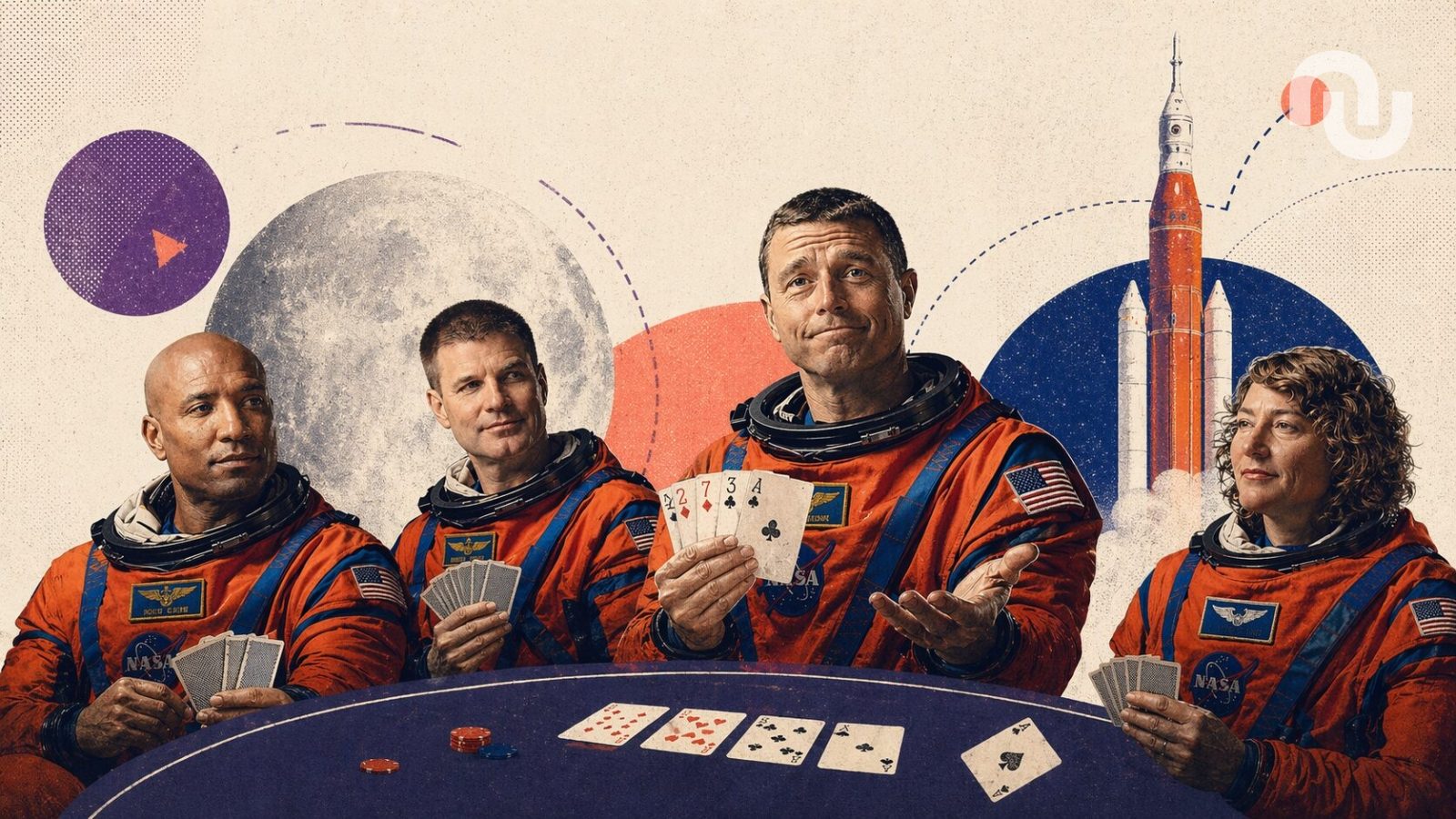Pourquoi l’élite de la NASA s’oblige à perdre aux cartes juste avant le décollage