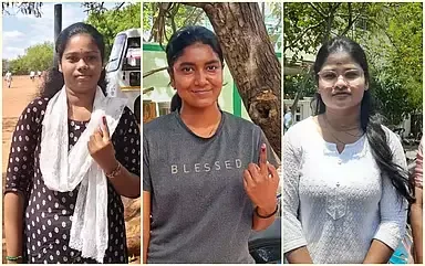 युवा पीढ़ी ने निभाया लोकतांत्रिक कर्तव्य, पहली बार वोटिंग में दिखा उत्साह