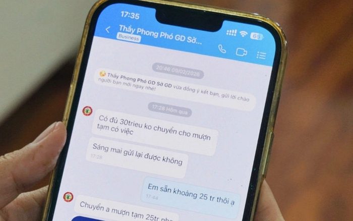 "Anh mượn tạm 30 triệu", tin nhắn khiến một Phó Giám đốc Sở phải thông báo khẩn