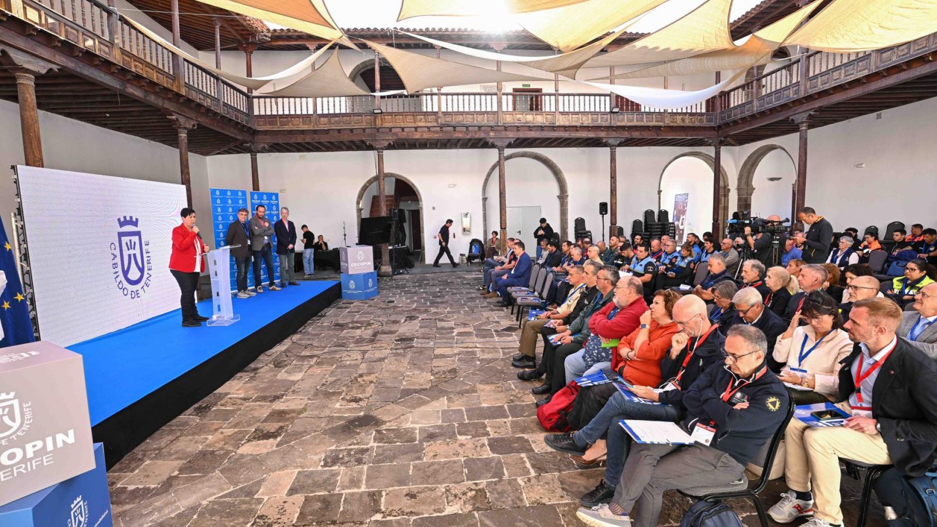 Blanca Pérez, tras el simulacro de erupción en Tenerife: "Tenemos que meter a la ciudadanía en la cultura de la prevención"