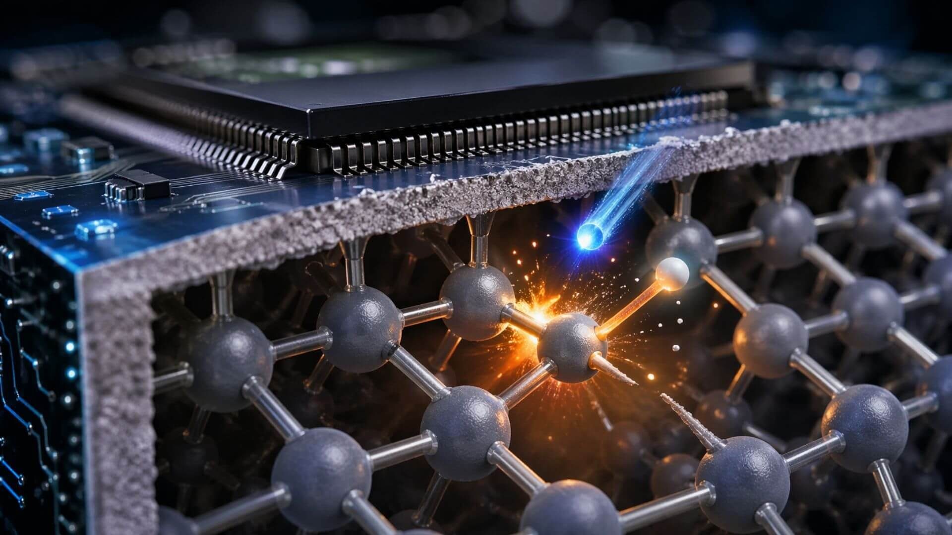 Título provisional: De 0 a 7 voltios: así un único electrón puede romper enlaces y acortar la vida de tus dispositivos