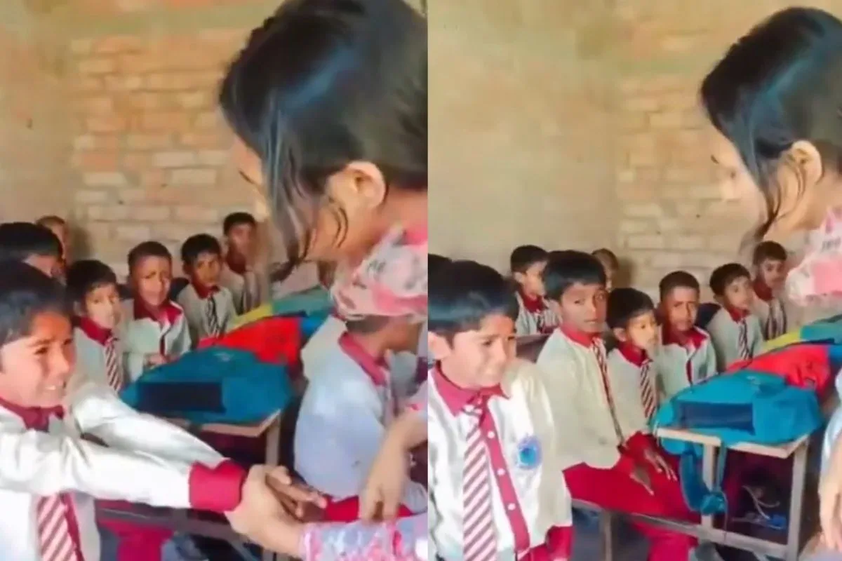 ‘निकालो इस डायन को...’ छोटे बच्चे पर जुल्म ढाती मैडम को देख लोगों का पारा हुआ गर्म, शिक्षा और स्कूल पर उठे सवाल