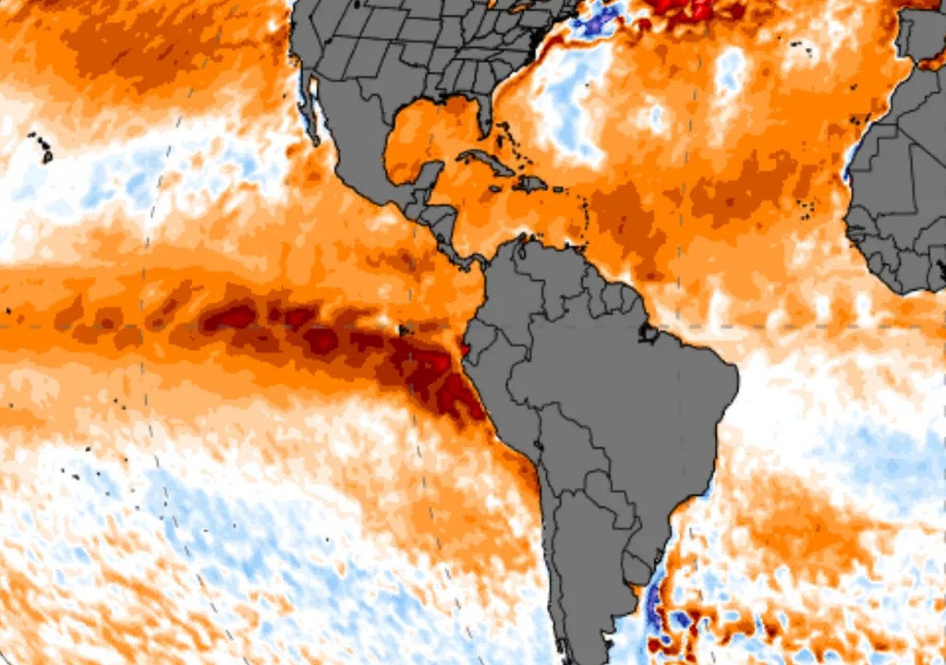 Avançam projeções de El Niño mais forte nos próximos meses