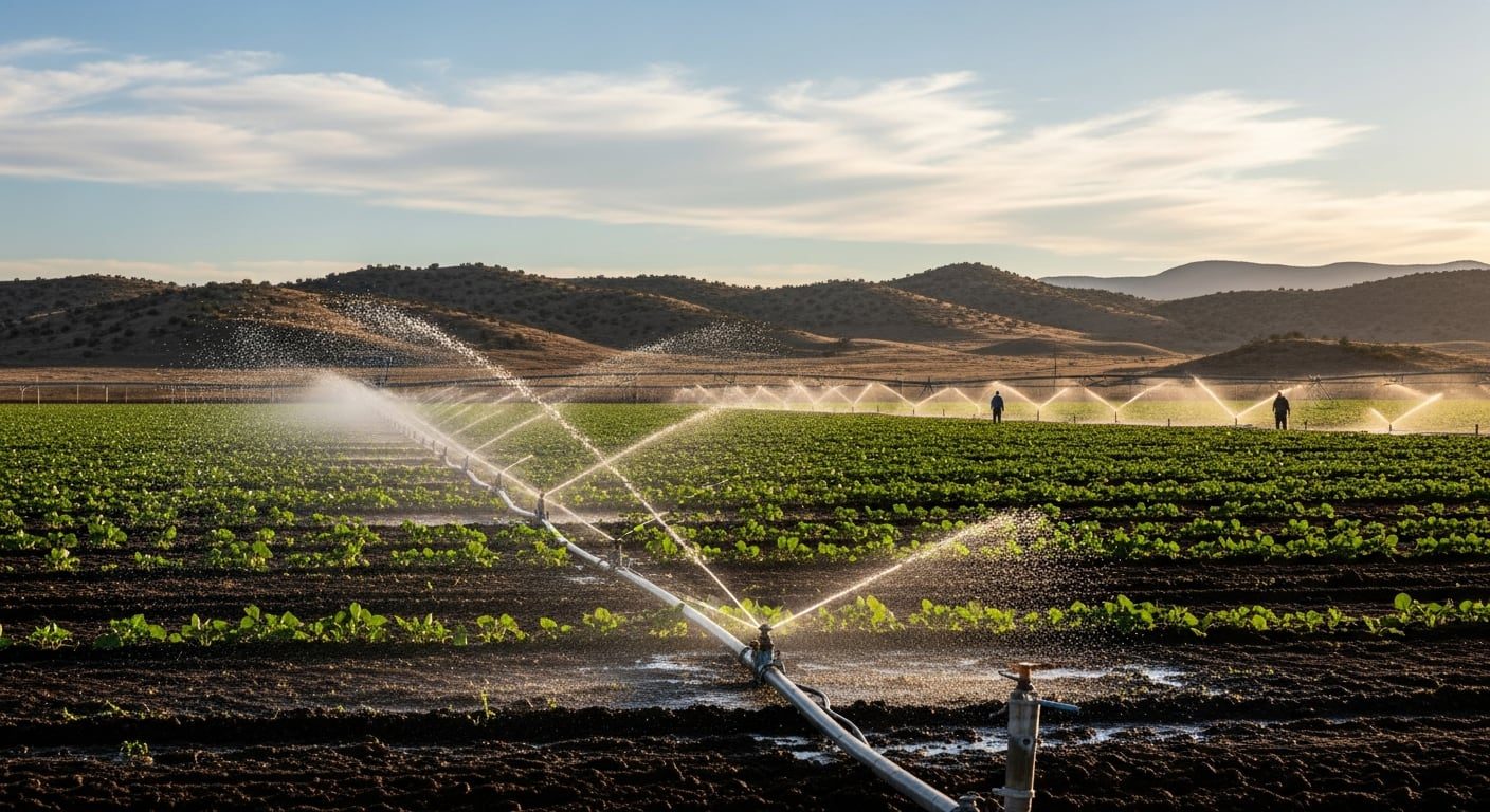 Un estudio identificó que regar con agua reutilizada no genera riesgos en los alimentos y los suelos