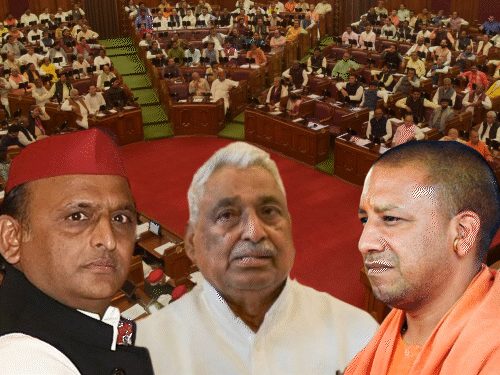 विधानमंडल का विशेष सत्र- भाजपा महिला मंत्रियों को उतारेगी:अखिलेश भी रागिनी सोनकर, नसीम सोलंकी को आगे करेंगे