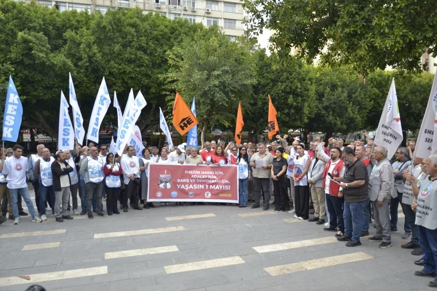 Adana'da 1 Mayıs çağrısı: “Emeğin hakkı için alanlara”