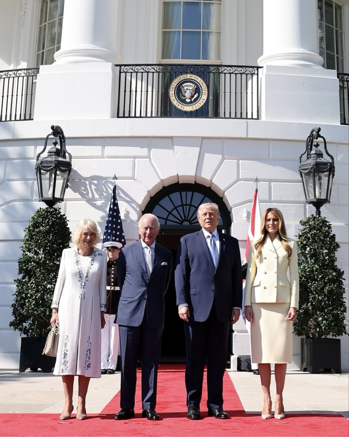 İngiltere Kralı Charles ve Kraliçe Camilla, ABD'ye resmi ziyarette