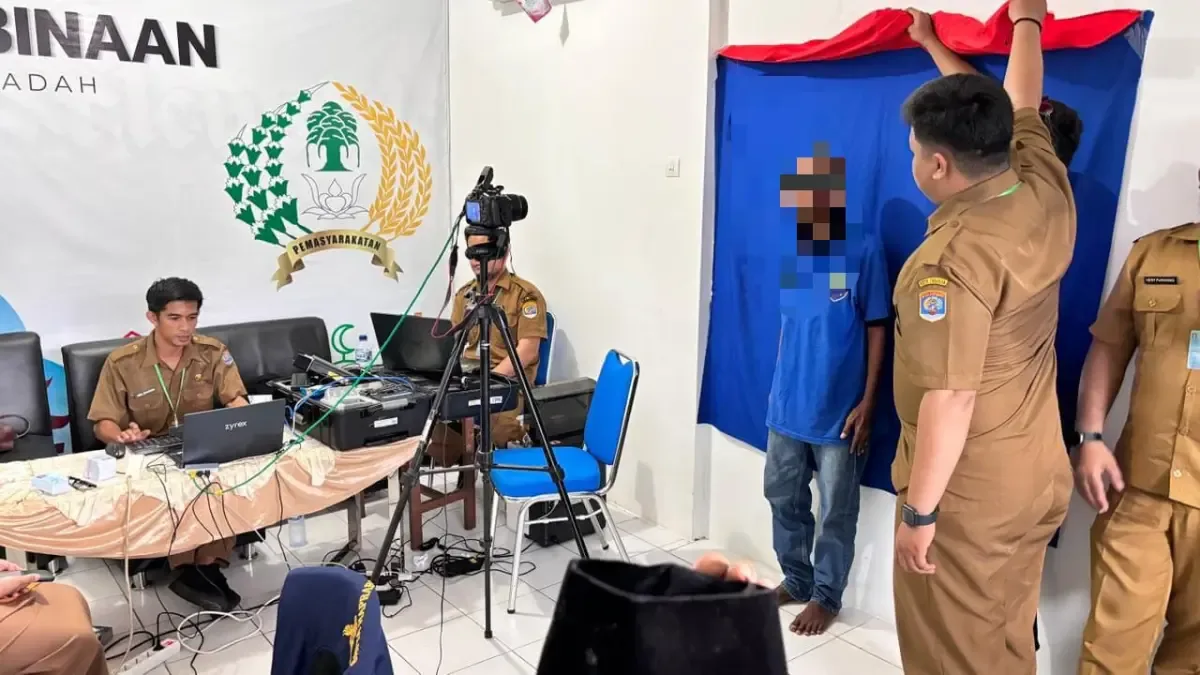 Lapas Tarakan Gandeng Disdukcapil, 143 WBP Ikuti Perekaman NIK dan KTP