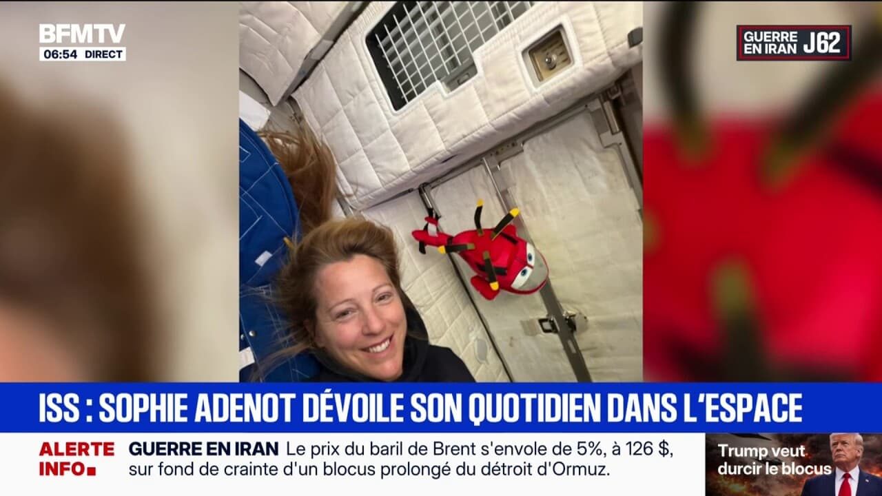 Sur les réseaux sociaux, l'astronaute Sophie Adenot partage son quotidien à bord de la station spatiale internationale